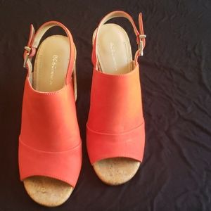 BCBG Orange Sandals